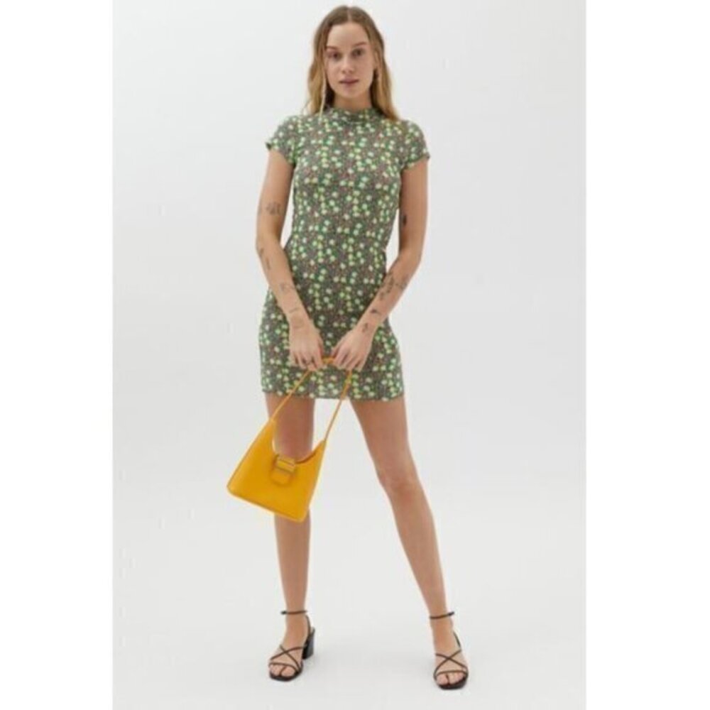 Urban Outfitters Nina Mock Neck Bodycon Dress S